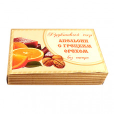 Фруктовый сыр Апельсин с грецким орехом, 250г  
