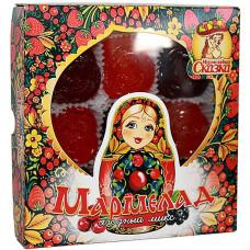 Мармелад "Матрёшка" в форме розочек "Ягодный микс" (клюква, черника, малина, брусника, черноплодная рябина), 300г