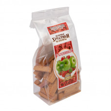 Яблочные хрустики из пастилы с Клубникой, 80г